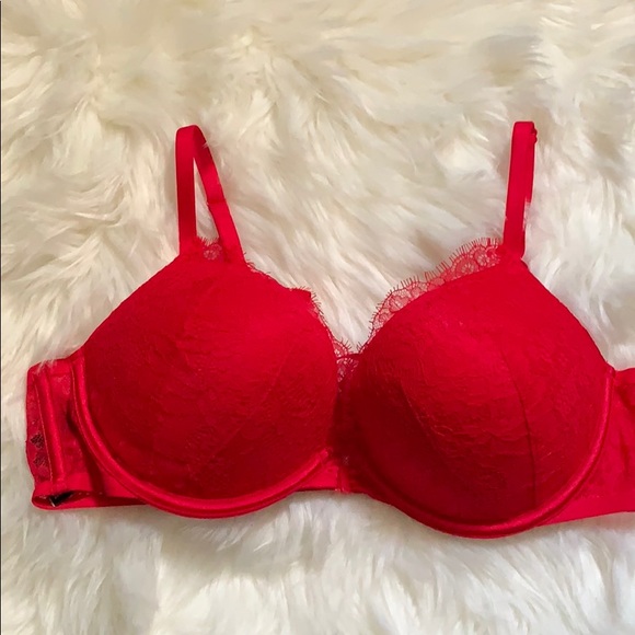 Red lace bra in 36B - Picture 2 of 2
